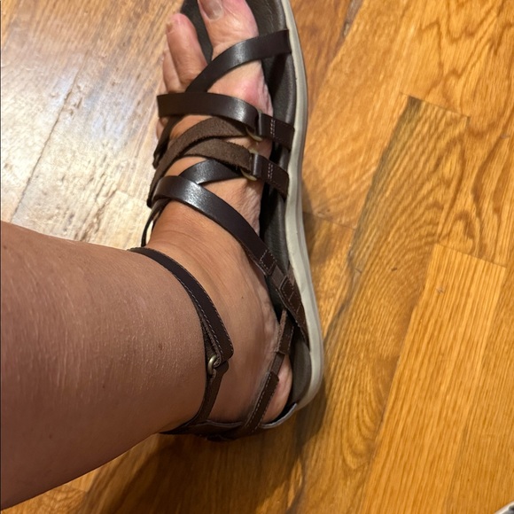 Merrell Dark Brown Strappy Sandals - Picture 1 of 4